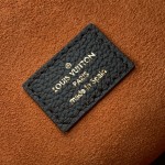 Louis Vuitton Low Key Hobo Bag in grained calfskin leather with adjustable shoulder strap