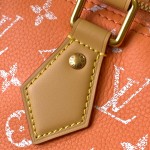 Louis Vuitton Speedy P9 Bandouliere 25 Handbag M13912 Tangerine Orange with A-grade Full Steel Hardware (9.84 x 5.91 x 5.91 inches)