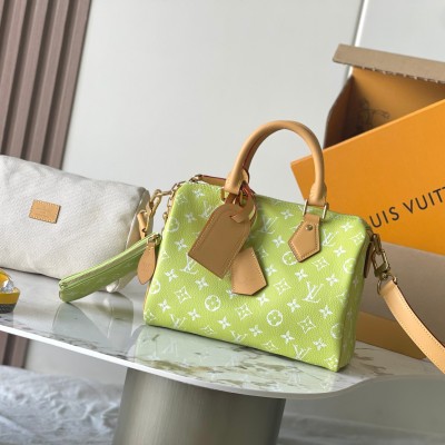 Louis Vuitton - Speedy P9 Bandoulière 25 Anise Green Handbag (MB163c Chip Version)