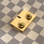 Louis Vuitton Croisette Damier Azur canvas handbag with leather tassel