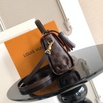 Louis Vuitton Croisette Damier Azur canvas handbag with leather tassel