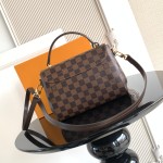 Louis Vuitton Croisette Damier Azur canvas handbag with leather tassel