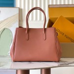 Louis Vuitton Vendôme Bag with Monogram Lock and Satin Finish Calf Leather