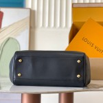 Louis Vuitton Vendôme Bag with Monogram Lock and Satin Finish Calf Leather