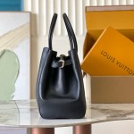 Louis Vuitton Vendôme Bag with Monogram Lock and Satin Finish Calf Leather