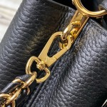 Louis Vuitton Capucines East-West Handbag in Taurillon Leather – Small & Large