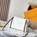  Louis Vuitton Express Small Handbag M29392 white premium replica cowhide leather bag