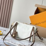  Louis Vuitton Express Small Handbag M29392 white premium replica cowhide leather bag