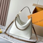 Louis Vuitton Multipass M29094 white premium handbag with A-grade steel hardware