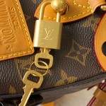 Louis Vuitton Rickshaw Mini M28020 inspired handbag in premium MB163c leather