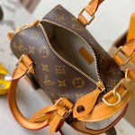 Louis Vuitton Rickshaw Mini M28020 inspired handbag in premium MB163c leather