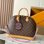 Louis Vuitton Rickshaw M27327 mini handbag replica MB163c version with premium fabric and steel hardware