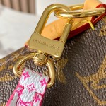 Louis Vuitton Rickshaw M27327 mini handbag replica MB163c version with premium fabric and steel hardware