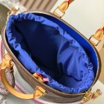Louis Vuitton Rickshaw M27327 mini handbag replica MB163c version with premium fabric and steel hardware