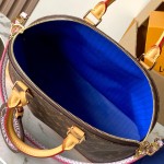 Louis Vuitton Rickshaw M27327 mini handbag replica MB163c version with premium fabric and steel hardware