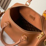 Louis Vuitton Speedy Soft 30 Lucky M24891 M24892 replica handbag in Black and Brown