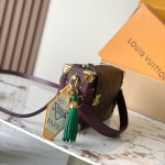  Louis Vuitton Getaway Side Trunk Medium M28569 Monogram inspired handbag in premium MB163C leather