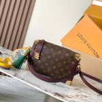  Louis Vuitton Getaway Side Trunk Medium M28569 Monogram inspired handbag in premium MB163C leather
