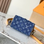 Louis Vuitton Speedy 18 Bandoulière M27557 inspired handbag in premium MB163c leather