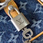 Louis Vuitton Speedy 18 Bandoulière M27557 inspired handbag in premium MB163c leather