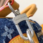 Louis Vuitton Speedy 18 Bandoulière M27557 inspired handbag in premium MB163c leather