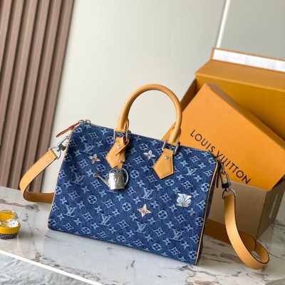 Louis Vuitton - Speedy 30 Bandouliere M27556 Replica Handbag Premium MB163c Chip Version