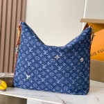 Louis Vuitton Vagabond Hobo M27555 replica handbag premium MB163c chip version 38cm
