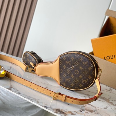 Louis Vuitton - Ping Pong M29324 Premium Cowhide Leather Handbag 30cm