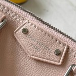 Louis Vuitton Alma BB M2A301 premium fabric handbag with polished metal hardware