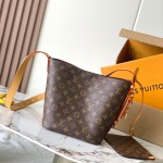 Louis Vuitton All In MM M29628 Monogram premium fabric handbag with metal hardware