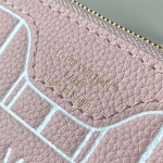  Louis Vuitton Neverfull Bandoulière Inside Out BB reversible handbag in White Green, Pink White, Brown and Rose Pink