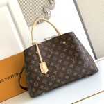 Louis Vuitton Montaigne BB Monogram canvas handbag with shoulder strap