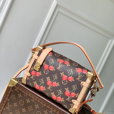Louis Vuitton - Side Trunk MM M14278 Cherry Murakami Re-edition Monogram Canvas