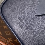 Louis Vuitton Speedy Bandoulière 20 M58953 Deep Blue Monogram Empreinte Leather Handbag
