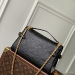 Louis Vuitton Anytime Flap Bag M14973 Beige / M14604 Black Monogram Empreinte Leather