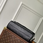 Louis Vuitton Anytime Flap Bag M14973 Beige / M14604 Black Monogram Empreinte Leather