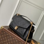 Louis Vuitton Anytime Flap Bag M14973 Beige / M14604 Black Monogram Empreinte Leather