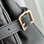 Louis Vuitton Anytime Flap Bag M14973 Beige / M14604 Black Monogram Empreinte Leather