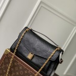 Louis Vuitton Anytime Flap Bag M14973 Beige / M14604 Black Monogram Empreinte Leather
