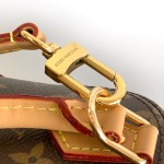 Louis Vuitton Nano Alma Handbag in Monogram Canvas with Leather Trim