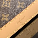 Louis Vuitton Nano Alma Handbag in Monogram Canvas with Leather Trim