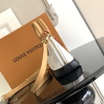 Louis Vuitton Nano Alma Handbag in Monogram Canvas with Leather Trim