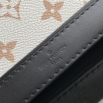 Louis Vuitton Nano Alma Handbag in Monogram Canvas with Leather Trim