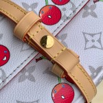 Louis Vuitton Wallet On Chain Ivy M14239 Cherry Murakami Re-edition Monogram Canvas