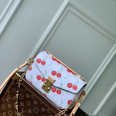 Louis Vuitton - Murakami Pochette Métis East West M14231 Cherry Monogram