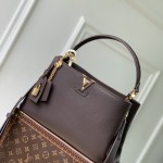 Louis Vuitton Capucines Souple MM Chocolate Brown Handbag