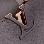 Louis Vuitton Capucines Souple MM Chocolate Brown Handbag