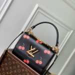 Louis Vuitton x Murakami Twist Medium Handbag M14094 Cherry Epi Leather