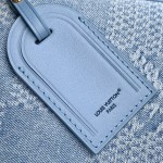 Louis Vuitton Pochette Accessoire XL N00204 Damier Denim 3D Cotton Canvas