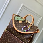 Louis Vuitton - Speedy Soft 30 Lucky Bag M15107 Monogram Canvas with VVN Leather Trim